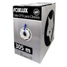 Cabo de Rede CAT 5 305 Metros Azul - Fio para CFTV e Internet