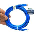 Cabo De Rede Cat 6 3 Metros 3m Patch Cord Rj45 Lan Internet