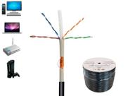 Cabo De Rede Cat-6 Dupla Capa 305m + 100 Rj45 Cat6 Blindado