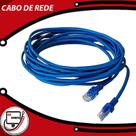 Cabo de rede cat5 rj-45 3m dex azul