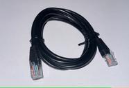 Cabo De Rede Cat5e 1 Metro Preto Alta Velocidade E Qualidade