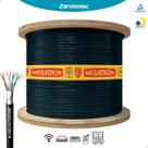 Cabo de Rede Cat5e 305m UTP 100% Cobre Megatron Ideal para CFTV, Roteadores e Gigabit