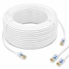 Cabo De Rede Cat5e Gigabit Montado 30 Metros Anatel Branco Cabo De Rede Cat5e Gigabit Montado 30 Metros Anatel Branco