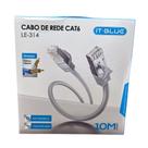 Cabo De Rede Cat6 10m RJ45 Ethernet Lan Internet
