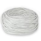 Cabo de Rede CAT6 40 Metros 40m Branco Rolo UTP Ethernet Crimpado 23AWG Pronto