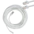 Cabo De Rede Cat6 Furukawa Anatel Montado 15 Metros Branco