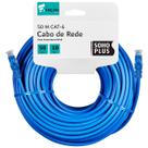 Cabo de Rede eFacini CAT6 Furukawa 100% Cobre, Anatel 50 metros azul