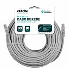 Cabo de Rede eFacini CAT6100 Cobre, Anatel 90 Metros cinza