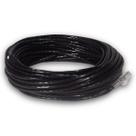Cabo de Rede Ethernet 20 Metros 20m Preto CAT5e UTP com RJ45 Crimpado Testado