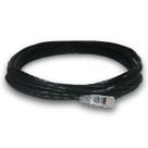 Cabo de Rede Ethernet 5 Metros 5m Preto CAT5e UTP com RJ45 Crimpado Testado