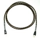 Cabo de Rede Ethernet CAT6 Revestido em Tecido Marrom/Dourado - 15 Metros