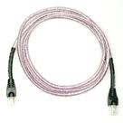 Cabo de Rede Ethernet CAT6 Revestido em Tecido Rosa Brilhoso - 15 Metros