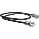 Cabo De Rede Furukawa Patch Cord U/UTP CAT.5e CMX RJ45 0,5M Preto - T568A