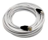 Cabo De Rede Internet Lan Rj45 Cat5e Blindado Branco 30 Mts