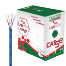 Cabo de Rede Internet UTP 100% Cobre CAT5E Azul 305m Conduti