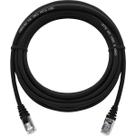 Cabo de Rede Patch Cord Cat5e 100% Cobre Blindado Preto 5 Metros