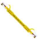 Cabo de Rede Patch Cord Cat5e CCA Amarelo 15 centímetros Rede Internet Cabo de Rede Patch Cord Cat5e CCA Amarelo 15 centímetros Rede Internet