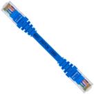 Cabo de Rede Patch Cord Cat5e CCA Azul 10 centímetros Curto Cabo de Rede Patch Cord Cat5e CCA Azul 10 centímetros Curto