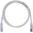 Cabo de Rede Patch Cord Cat5e CCA Branco 1 Metro