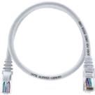 Cabo de Rede Patch Cord Cat5e CCA Branco 60 centímetros Cabo de Rede Patch Cord Cat5e CCA Branco 60 centímetros
