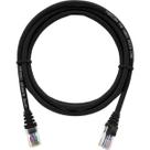 Cabo de Rede Patch Cord Cat5e CCA Preto 4 Metros