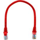 Cabo de Rede Patch Cord Cat5e CCA Vermelho 40 centímetros