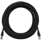 Cabo de Rede Patch Cord Cat6 CCA 15 Metros Preto Lan Redes