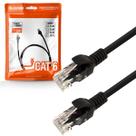 Cabo de Rede Patch Cord Plus Cable Cat.6 1,5M Preto Gigabit