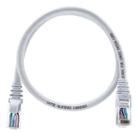 Cabo De Rede Patch Cord Utp Cat5e Branco Rj45 15Cm Cobre Cabo De Rede Patch Cord Utp Cat5e Branco Rj45 15Cm Cobre