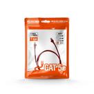 Cabo De Rede Plus Cable Patch Cord Cat5E 10M Vermelho Pc-Ethu100Rd