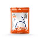 Cabo De Rede Plus Cable Patch Cord Cat5e 5m Azul Pc-ethu50bl