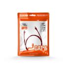 Cabo de Rede Plus Cable Patch Cord CAT6E RJ45 5 Metros Vermelho - PC-ETH6U50RD