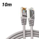 Cabo de Rede RJ45 Cat6 Alta Velocidade para Internet - Disponível em 10M 20M 30M (Interno/Externo)