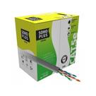 Cabo de Rede Sohoplus CMX CAT 5e 24AWG Cobre Nu U-UTP 4 Pares 305M Cinza Furukawa