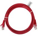 Cabo de Rede UTP 100% Cobre Cat5e 2,5 Metros Homologado Anatel - Vermelho