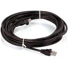 Cabo de Rede UTP Patch Cord RJ45 Cat 5e - 10 metros - Preto - Plus Cable PC-ETHU100BK