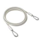 Cabo de segurança Tie Down 50570 revestido de vinil galvanizado 1/4 x3/8" 1,8 m
