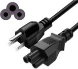 Cabo de substituição de cabo de alimentação de 3 pinos para computadores, TVs e monitores