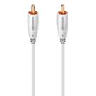 Cabo de subwoofer RCA AudioQuest Greyhound 3m branco (GHOUND03)
