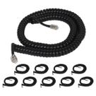 Cabo de telefone Cablesys enrolado 3,6 m para telefone PBX