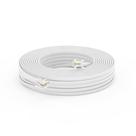 Cabo de telefone THE CIMPLE CO para telefone fixo 30m branco