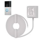 Cabo de transformador de campainha WSVOLLIS 24V 33 pés branco