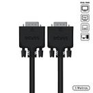 Cabo de Vídeo VGA 15 Pinos Macho para VGA 15 Pinos Macho 28AWG Puro Cobre 3 Metros - PVM15-3