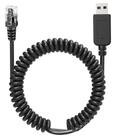 Cabo detector de radar Jsvecip USB para plugue RJ11 com 2 m de comprimento
