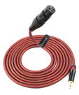 Cabo Devinal de 3,5 mm para microfone balanceado XLR de 3 m