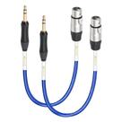 Cabo Devinal XLR fêmea até 6,35 mm TRS 20AWG banhado a prata