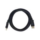 Cabo Display Port 1.4, 8K, 60HZ Cabos Golden