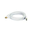 Cabo DisplayPort 1.2 - 2 metros - Branco - Chip SCE 018-7493 Cabo DisplayPort 1.2 - 2 metros - Branco - Chip SCE 018-7493