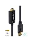 Cabo Displayport 1.3 Para Hdmi 2.0 4k 30hz Ultra Hd 2 Metros - H20dp13-2