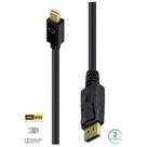 Cabo Displayport 1.3v P/ Mini Dp 4k Ultra 60hz - 2 Metros - Dpmdp13-2 Cabo Displayport 1.3v P/ Mini Dp 4k Ultra 60hz - 2 Metros - Dpmdp13-2